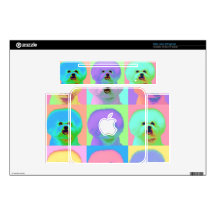 Op Art 9 - Bichon Frise Decal For Mac Mini