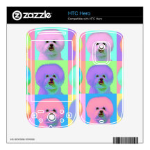 Op Art 9 - Bichon Frise Decal For The HTC Hero