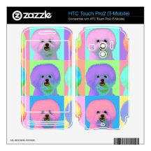 Op Art 9 - Bichon Frise HTC Touch Pro2 Skin