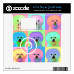 Op Art 9 - Bichon Frise iPod Nano 2G Decals