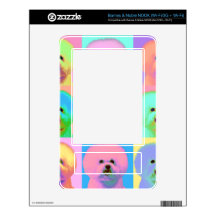 Op Art 9 - Bichon Frise NOOK Skins