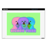 Op Art - Bichon Frise 15" Laptop Skins