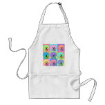 Op Art - Bichon Frise Aprons