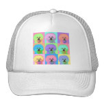Op Art - Bichon Frise Hats