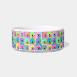 Op Art - Bichon Frise Pet Food Bowls