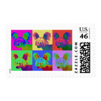 Op Art - Chinese Crested - Jasper Stamps