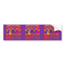 Op Art - Chinese Shar Pei Bumper Stickers