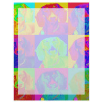 Op Art Doxie Letterhead Template