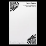 Op Art Fan stationery