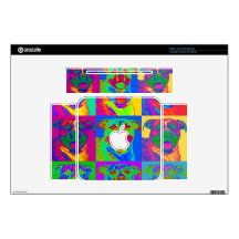 Op Art Pitbull Skin For Mac Mini