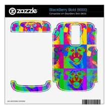Op Art Pitbull Skins For BlackBerry