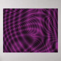 Op Art Random Moire Waves 05 Print