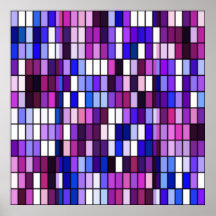 Op Art Simple Checkerboards 09 Posters