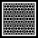 Op Art Spots and Spheres - Black and White posters
