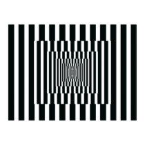 Op Art Vertical Reflections Black and White posters by CVADRAT Op Art Vertical Reflections Black and White posters