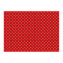 Op Art Vibrant Circles Red White Black Red Bkg posters by CVADRAT Op Art Vibrant Circles Red White Black Red Bkg posters
