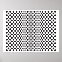 Op Dots B&W Print