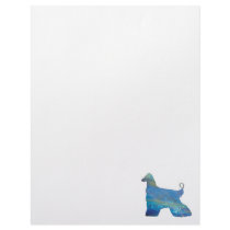 Opal Afghan Hound Letterhead