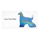 Opal Afghan Hound Photo Card