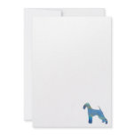 Opal Airedale Terrier Invitations