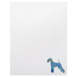 Opal Airedale Terrier Letterhead