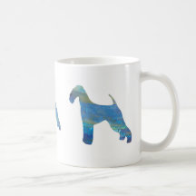Opal Airedale Terrier Mug