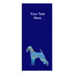 Opal Airedale Terrier Rack Card