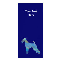 Opal Airedale Terrier Rack Card
