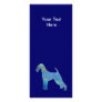Opal Airedale Terrier Rack Card