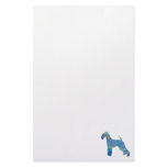 Opal Airedale Terrier Stationary Personalized Stationery