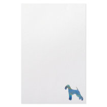 Opal Airedale Terrier Stationary Personalized Stationery