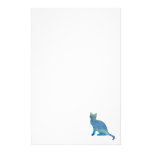 Opal Cat Stationary Customized Stationery