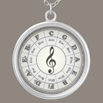 Opal Circle of Fifths - another version necklaces