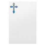 Opal & Diamond Jewel Cross Stationary stationery