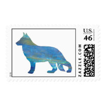 Opal German Shepherd Stamps