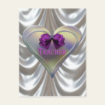 Opal Heart Teacher Postcard