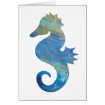Opal Sea Horse Card