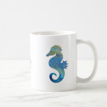 Opal Sea Horse Mug