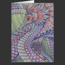 Opalescent sargassum dragon card cards