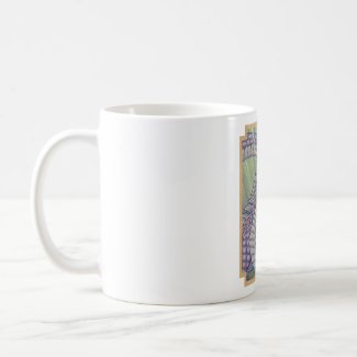 Opalescent sargassum dragon mug mug