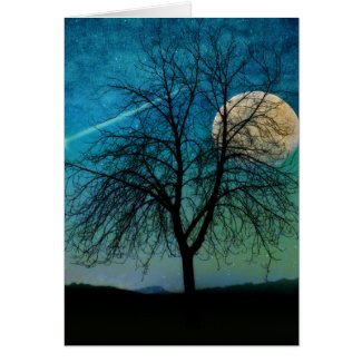 Opalescent Sky Greeting Card.
