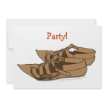 Opanke Balkan Folk Dancing  Shoes Personalized Invites