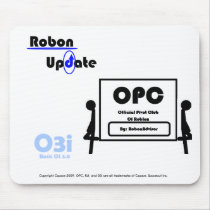OPC, 03i, and RobonUpdate Logos Mousepads