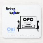 OPC, 03i, and RobonUpdate Logos mousepads