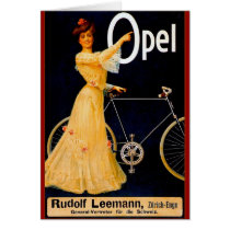 Opel Bicycles Vintage Advertisment Cards