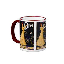 Opel Bicycles Vintage Advertisment Coffee Mug