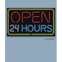 Open 24 Hours t-shirts