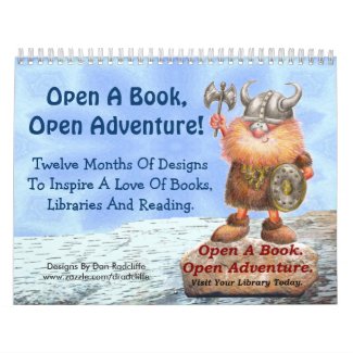 Open A Book, Open Adventure! calendar