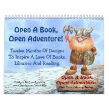 Open A Book, Open Adventure! Calendar