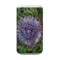 Open Artichoke Flower. Purple. Samsung Galaxy S Cases
